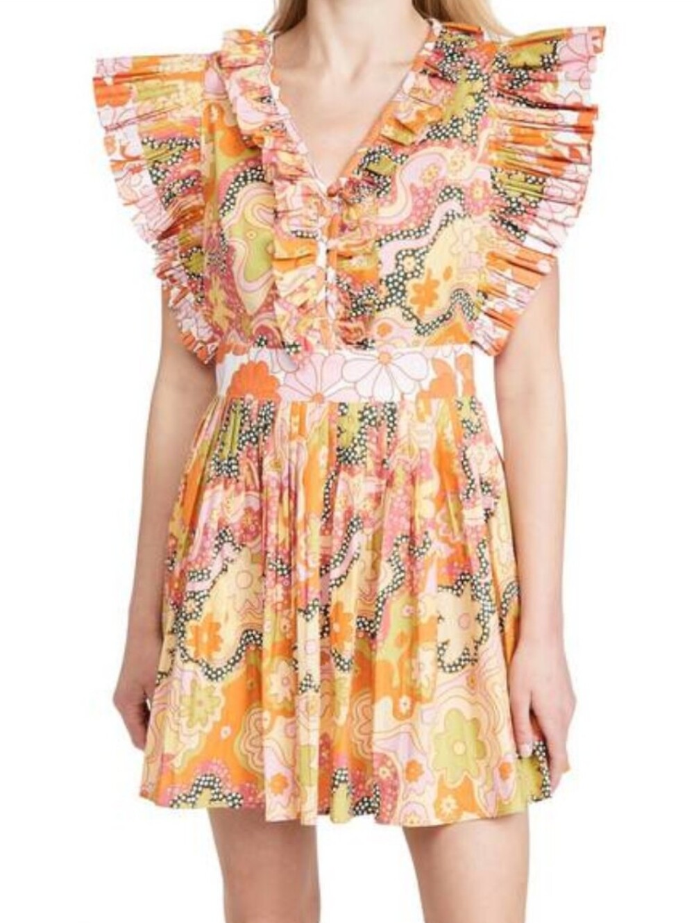 NEW! Celia B Lirio Dress in Orange Floral Print